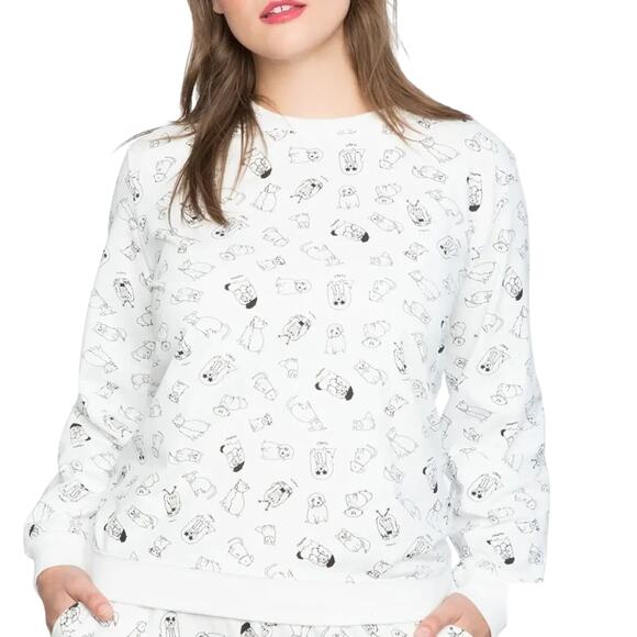 ELOQUII x Katie Sturino Ruff Days Printed Sweatshirt - Picture 2 of 12